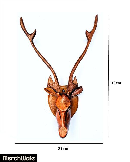 Wooden Deer Head for Wall Mount Merchwale