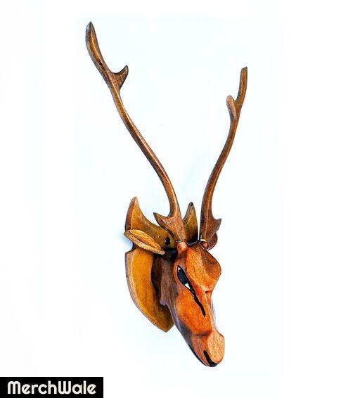 Wooden Deer Head for Wall Mount Merchwale