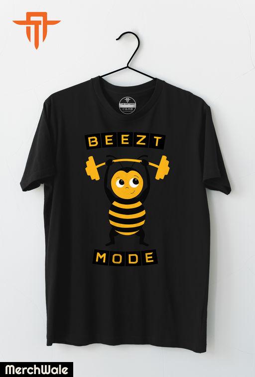 Simple black men's tee mockup